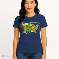 Retro United States Of America Map Women's T-Shirt thumb 4
