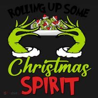 Rollin Up Some Christmas Spirit Merry Grinchmas Tote Bag thumb 4