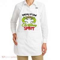 Rollin Up Some Christmas Spirit Merry Grinchmas Apron thumb 2