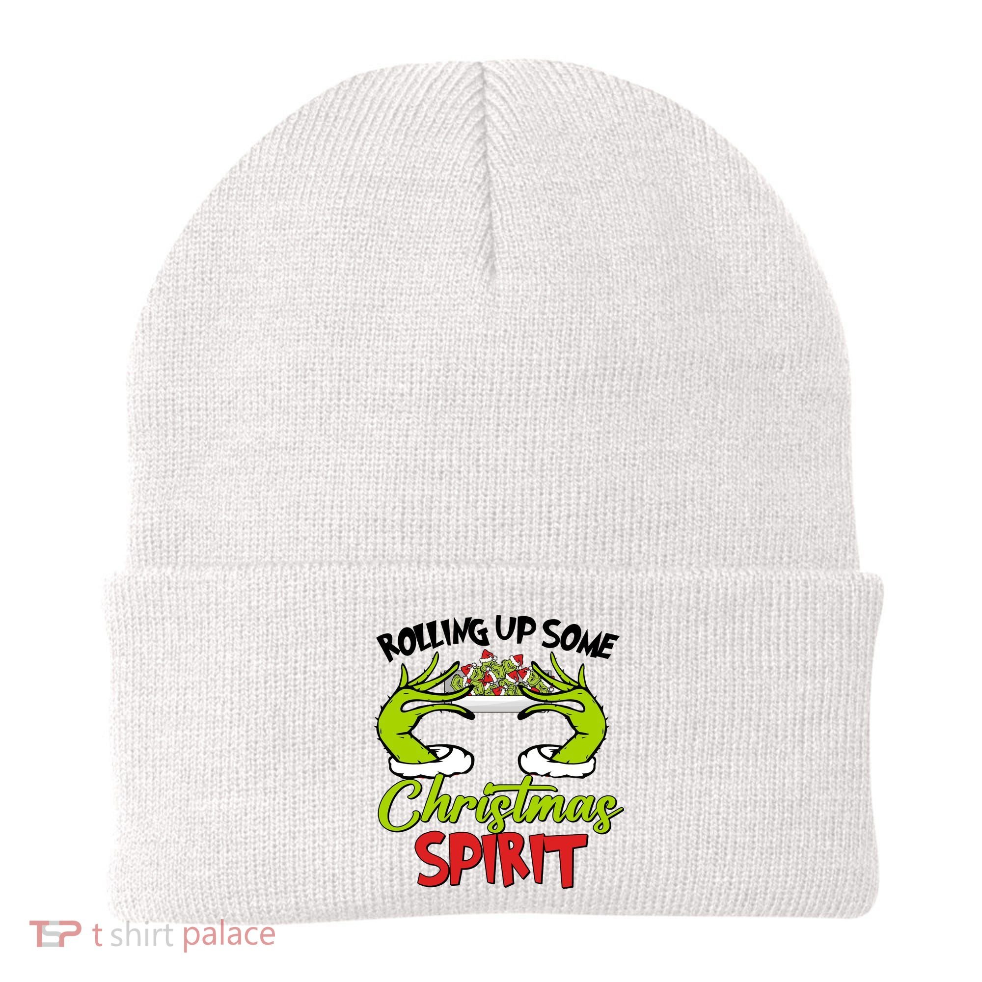 Rollin Up Some Christmas Spirit Merry Grinchmas Beanie