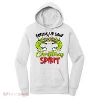 Rollin Up Some Christmas Spirit Merry Grinchmas Women's Hoodie thumb 0