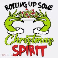 Rollin Up Some Christmas Spirit Merry Grinchmas Women's Hoodie thumb 2
