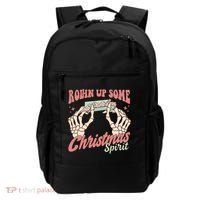 Rollin Up Some Christmas Spirit Funny Marijuana Backpack thumb 0
