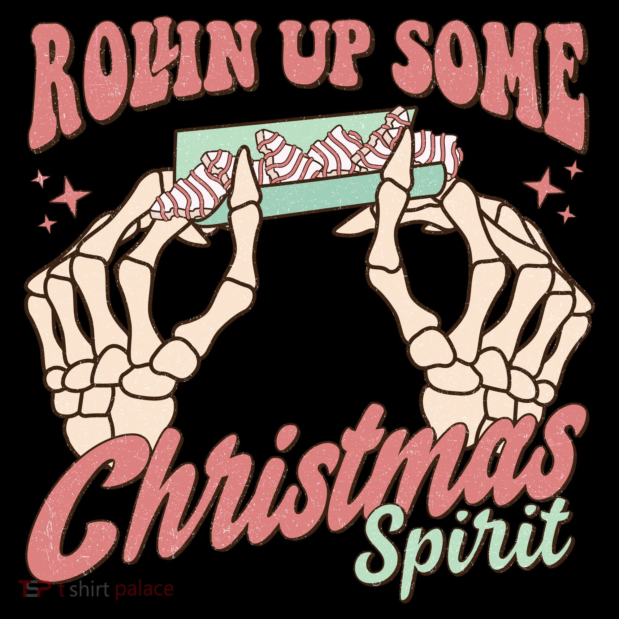Rollin Up Some Christmas Spirit Funny Marijuana Coffee Mug