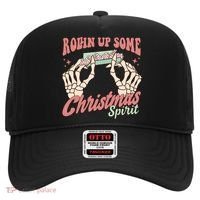 Rollin Up Some Christmas Spirit Funny Marijuana Hat thumb 0