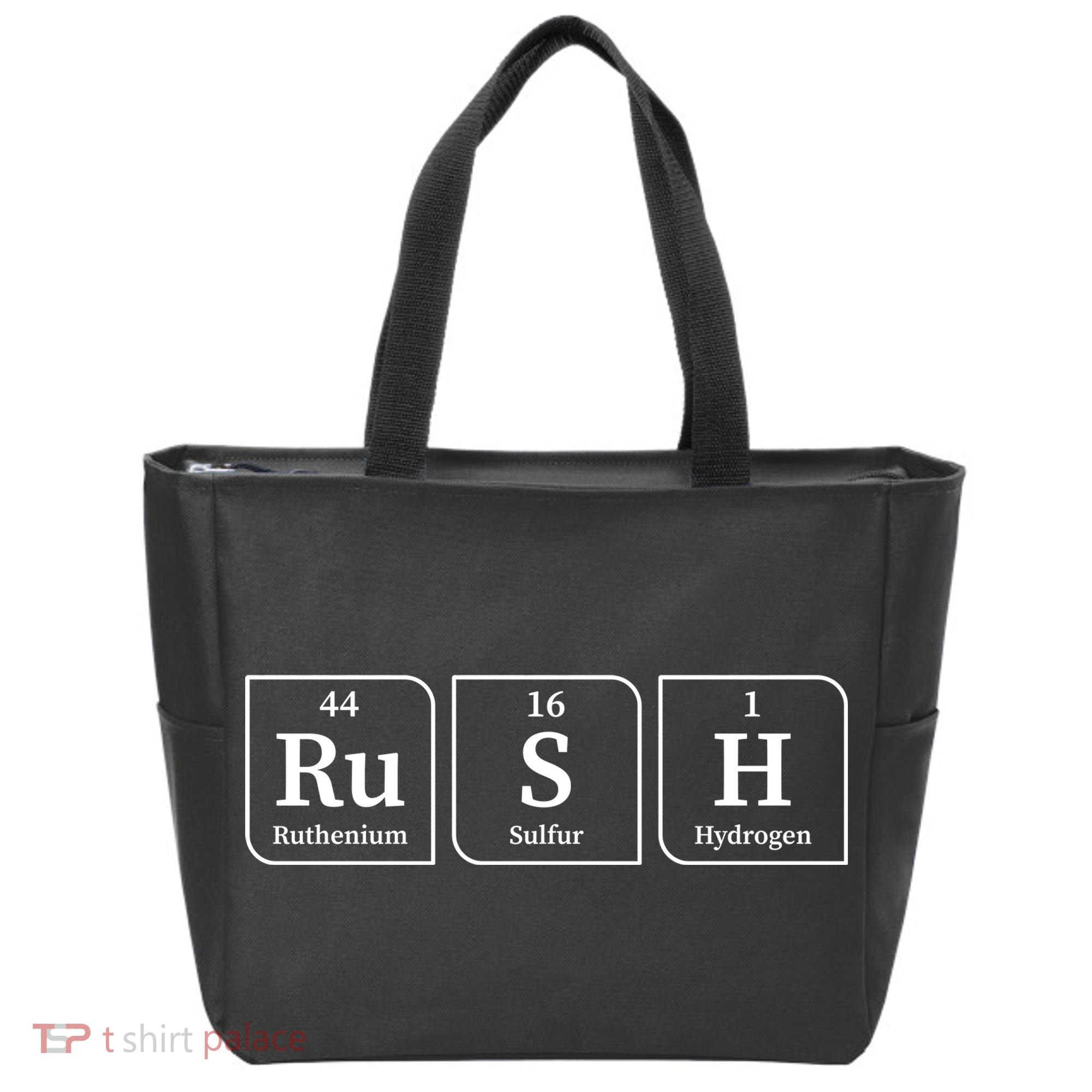 Rush Periodic Table Tote Bag