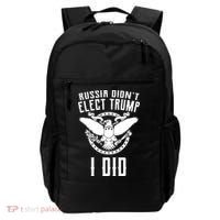 Russia Didn't Elect Trump I Did Backpack thumb 0