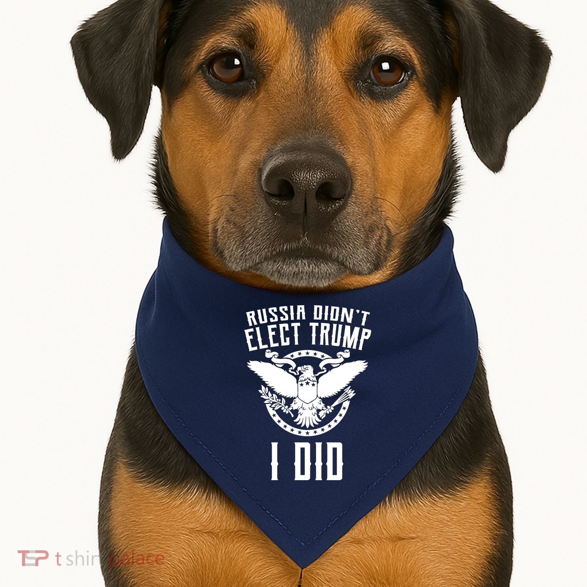 Russia Didn't Elect Trump I Did USA-Made Doggie Bandana