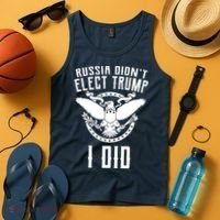 Russia Didn't Elect Trump I Did Tank Top thumb 4