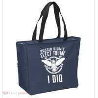 Russia Didn't Elect Trump I Did Tote Bag thumb 2