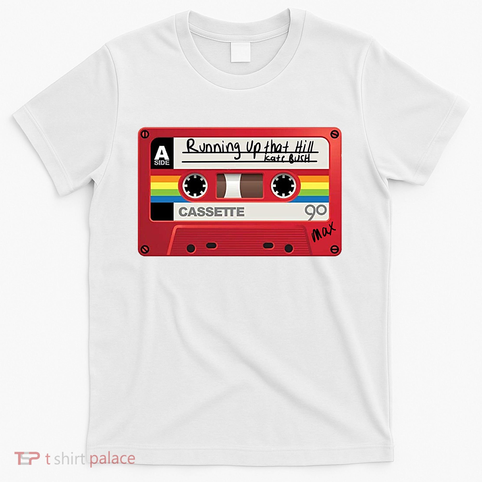 Running Up That Hill Cassette Kate Bush Vintage Retro LGBT T-Shirt