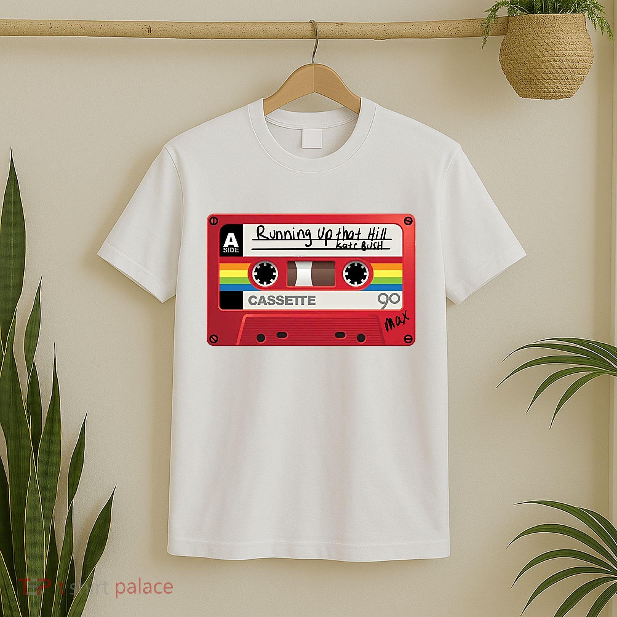 Running Up That Hill Cassette Kate Bush Vintage Retro LGBT T-Shirt