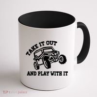 Retro Utv Take It Out Play With It Offroad Sxs Usa Flag Gift Coffee Mug thumb 1