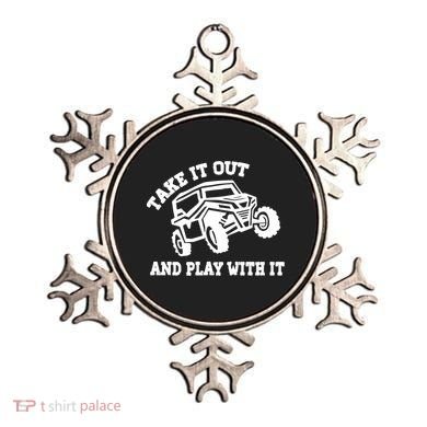 Retro Utv Take It Out Play With It Offroad Sxs Usa Flag Gift Ornament