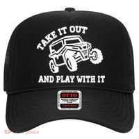 Retro Utv Take It Out Play With It Offroad Sxs Usa Flag Gift Hat thumb 0