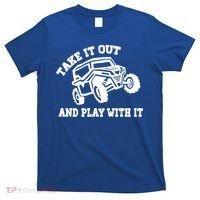 Retro Utv Take It Out Play With It Offroad Sxs Usa Flag Gift T-Shirt thumb 0