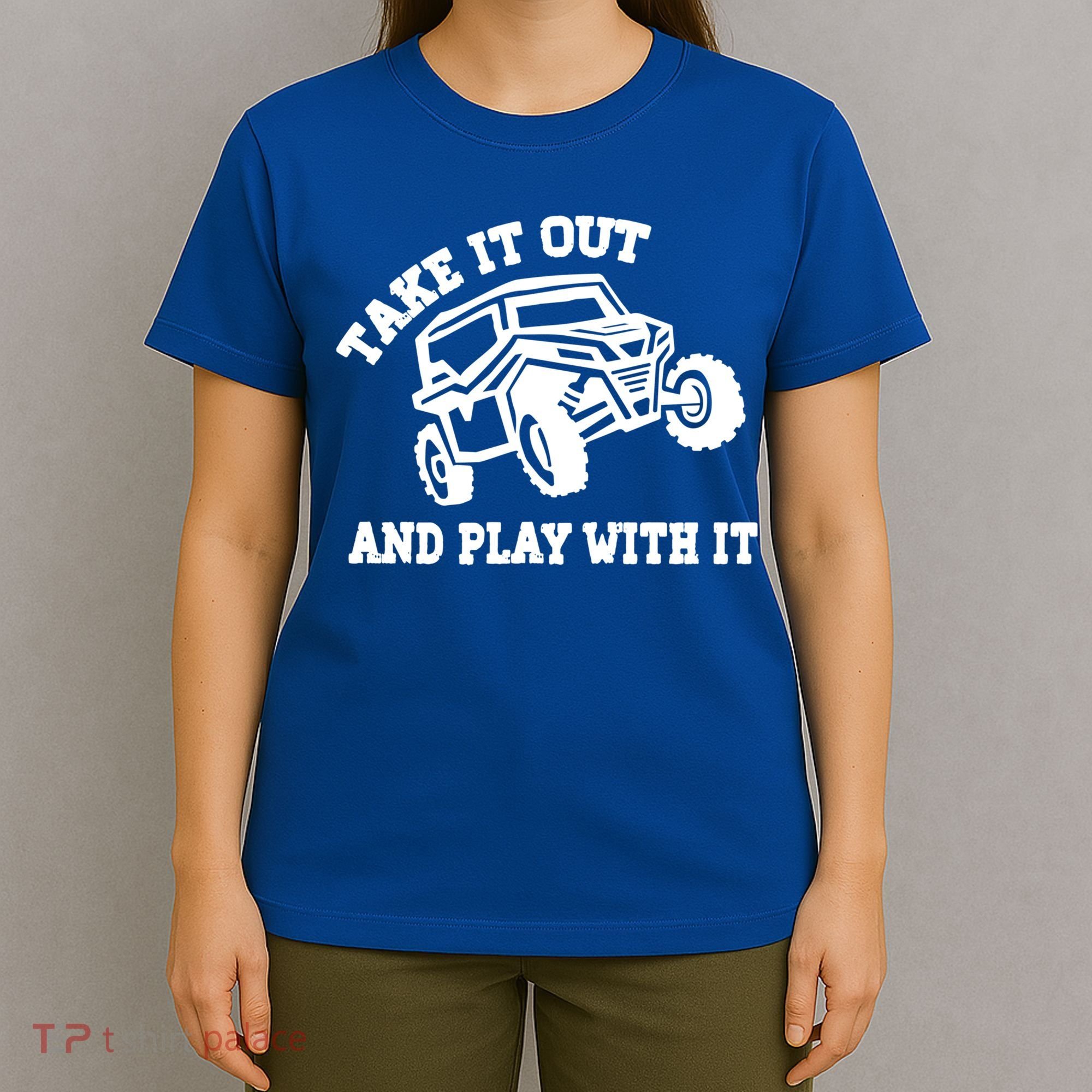 Retro Utv Take It Out Play With It Offroad Sxs Usa Flag Gift T-Shirt