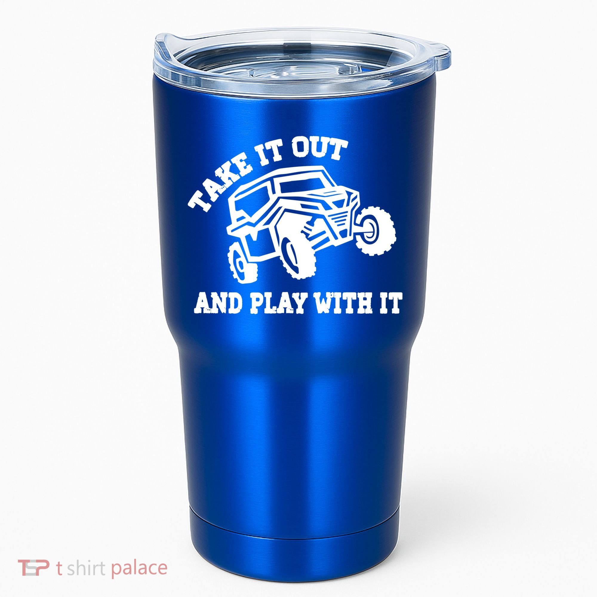 Retro Utv Take It Out Play With It Offroad Sxs Usa Flag Gift Tumbler