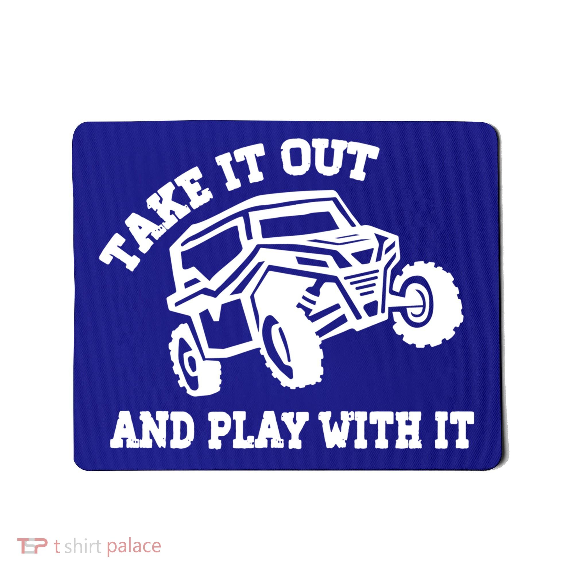 Retro Utv Take It Out Play With It Offroad Sxs Usa Flag Gift Mousepad