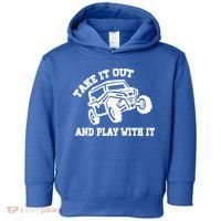 Retro Utv Take It Out Play With It Offroad Sxs Usa Flag Gift Toddler Hoodie thumb 0