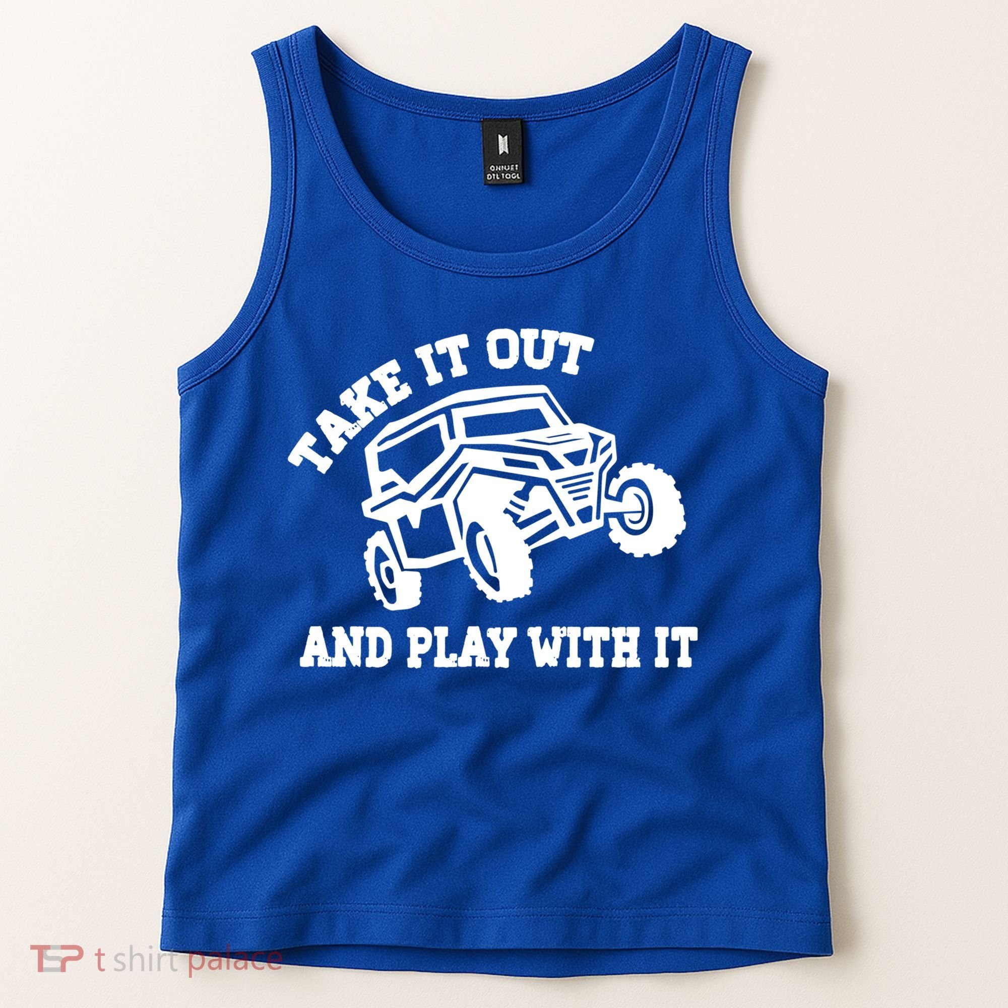 Retro Utv Take It Out Play With It Offroad Sxs Usa Flag Gift Tank Top
