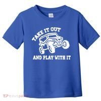Retro Utv Take It Out Play With It Offroad Sxs Usa Flag Gift Toddler T-Shirt thumb 0