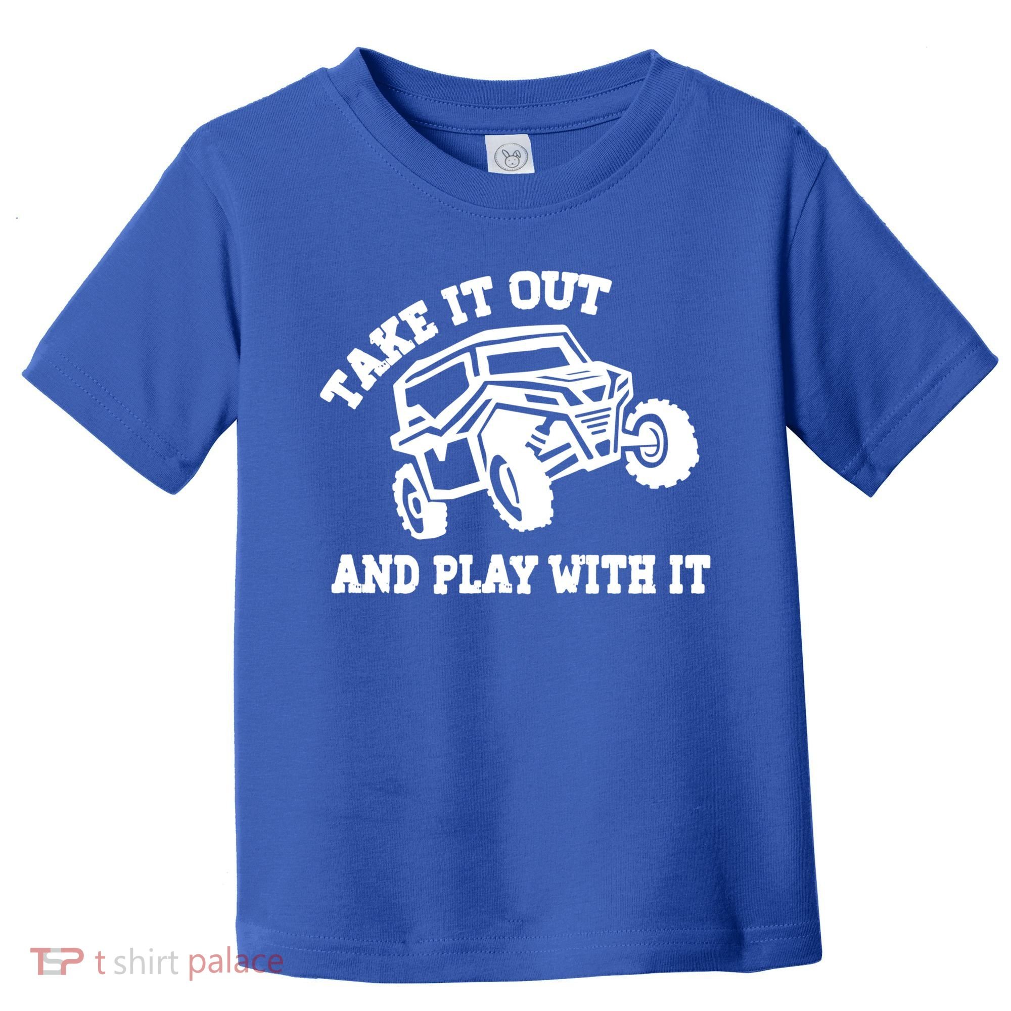 Retro Utv Take It Out Play With It Offroad Sxs Usa Flag Gift Toddler T-Shirt