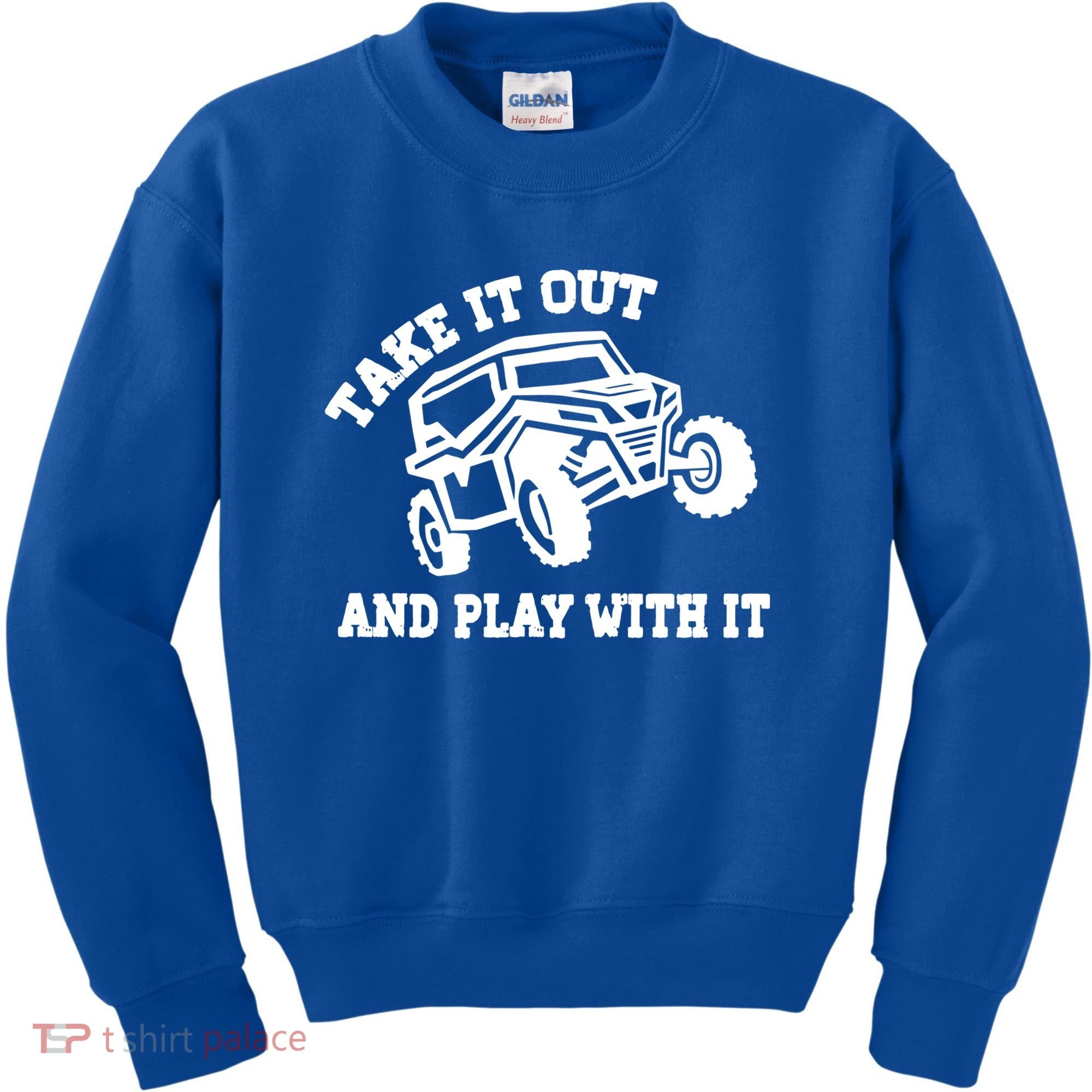 Retro Utv Take It Out Play With It Offroad Sxs Usa Flag Gift Kids Sweatshirt
