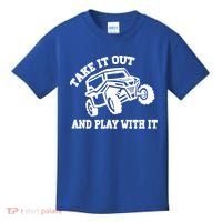 Retro Utv Take It Out Play With It Offroad Sxs Usa Flag Gift Kids T-Shirt thumb 0