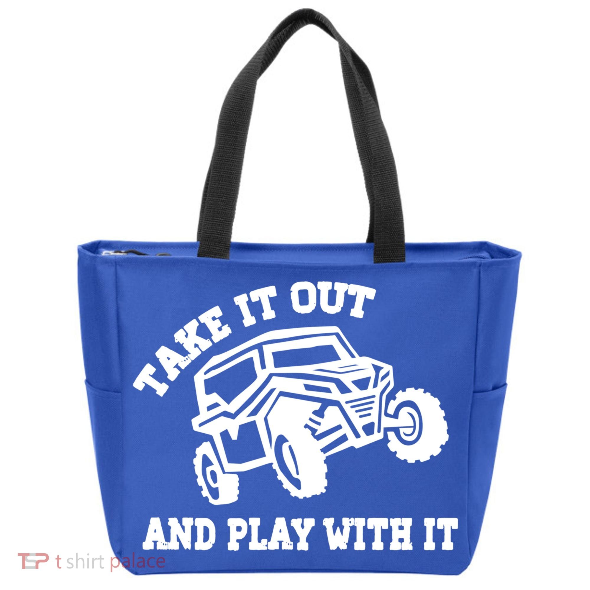 Retro Utv Take It Out Play With It Offroad Sxs Usa Flag Gift Tote Bag