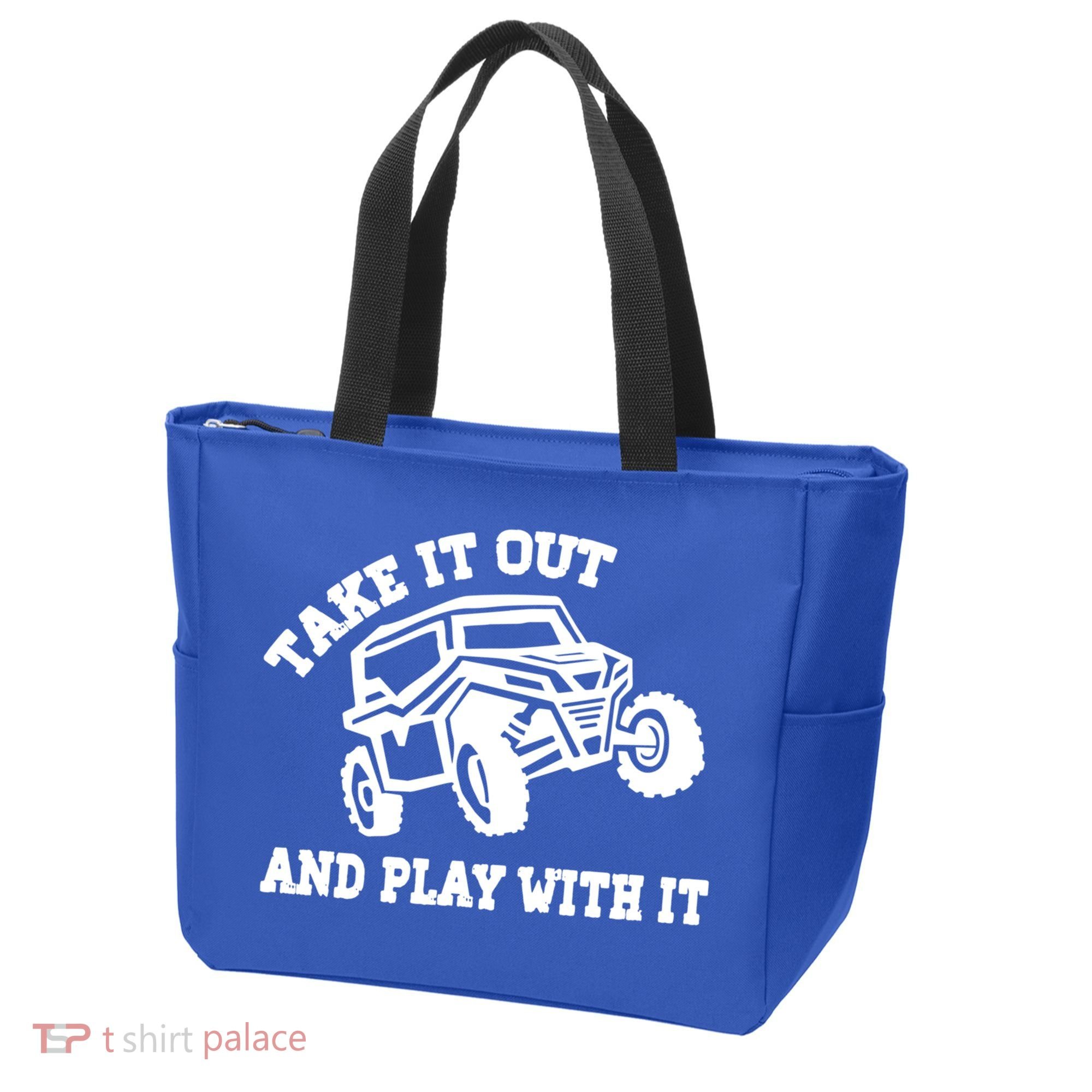 Retro Utv Take It Out Play With It Offroad Sxs Usa Flag Gift Tote Bag