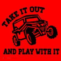 Retro Utv Take It Out Play With It Offroad Sxs Usa Flag Gift Santa Hat thumb 1