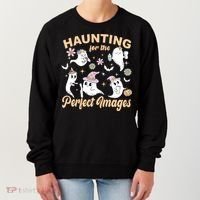 Retro Ultrasound Tech Halloween Echo Tech Vascular Tech Women's Sweatshirt thumb 0