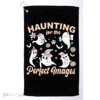 Retro Ultrasound Tech Halloween Echo Tech Vascular Tech Golf Towel thumb 0