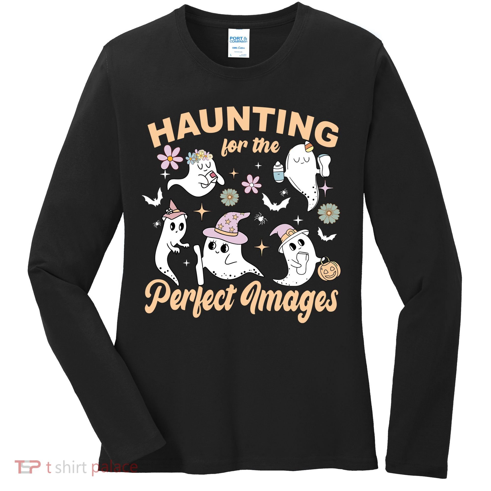 Retro Ultrasound Tech Halloween Echo Tech Vascular Tech Women's Long Sleeve Shirt