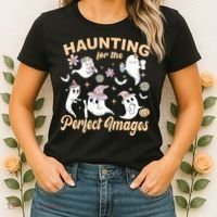 Retro Ultrasound Tech Halloween Echo Tech Vascular Tech Women's T-Shirt thumb 2