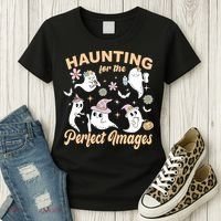 Retro Ultrasound Tech Halloween Echo Tech Vascular Tech Women's T-Shirt thumb 3