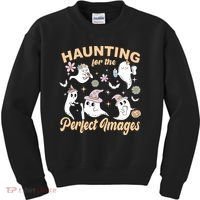 Retro Ultrasound Tech Halloween Echo Tech Vascular Tech Kids Sweatshirt thumb 0