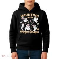 Retro Ultrasound Tech Halloween Echo Tech Vascular Tech Kids Hoodie thumb 4
