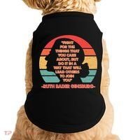 Ruth B Ginsberg Fight The Things You Care About Quote Doggie Tank thumb 0