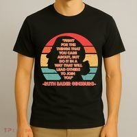 Ruth B Ginsberg Fight The Things You Care About Quote T-Shirt thumb 3