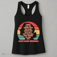 Ruth B Ginsberg Fight The Things You Care About Quote Women's Tank Top thumb 3