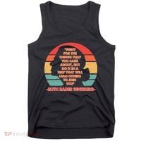 Ruth B Ginsberg Fight The Things You Care About Quote Tank Top thumb 0