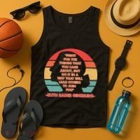 Ruth B Ginsberg Fight The Things You Care About Quote Tank Top thumb 4