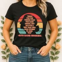 Ruth B Ginsberg Fight The Things You Care About Quote Women's T-Shirt thumb 2