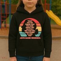 Ruth B Ginsberg Fight The Things You Care About Quote Kids Hoodie thumb 3