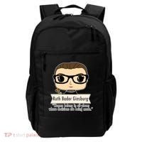 Ruth Bader Ginsburg Cute Cartoon Quote Backpack thumb 0