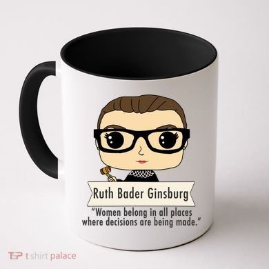 Ruth Bader Ginsburg Cute Cartoon Quote Coffee Mug