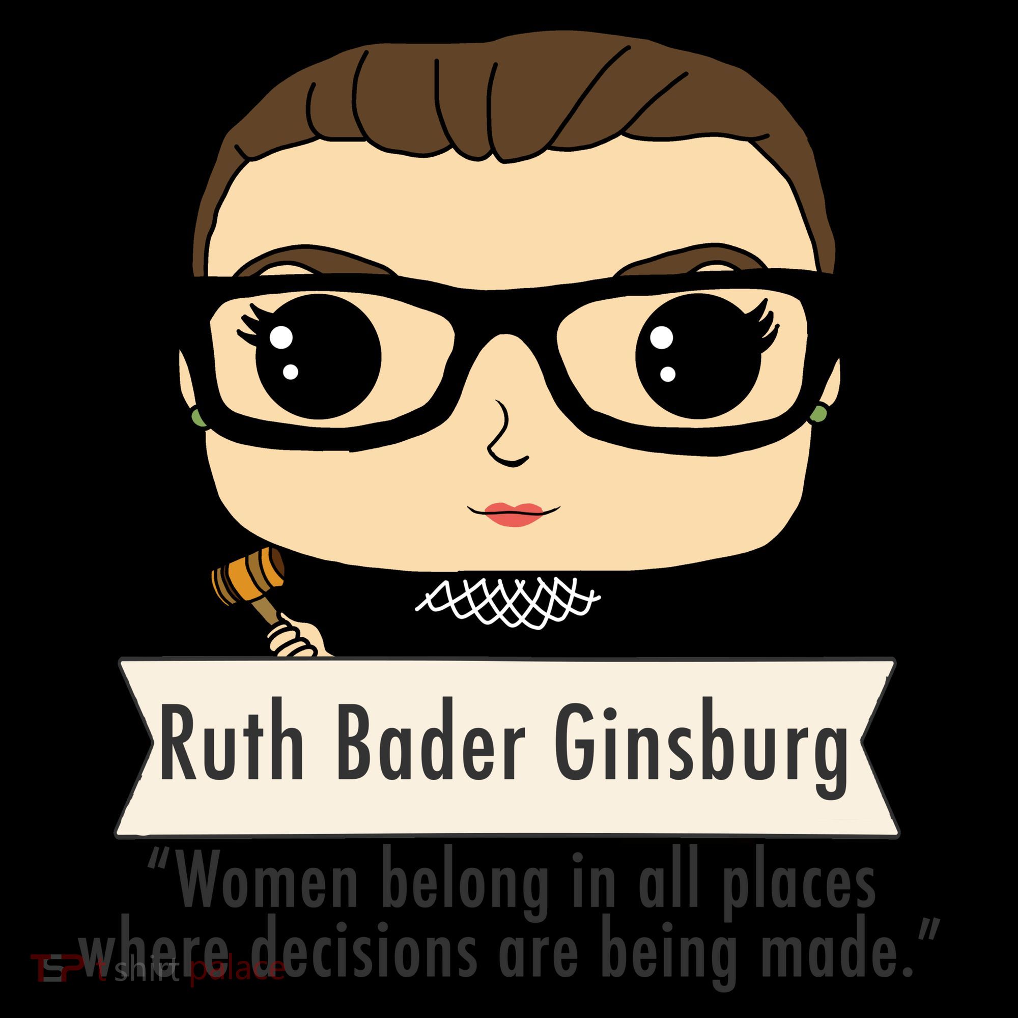 Ruth Bader Ginsburg Cute Cartoon Quote Coffee Mug