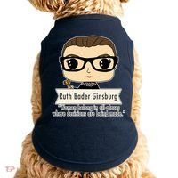 Ruth Bader Ginsburg Cute Cartoon Quote Doggie Tank thumb 0